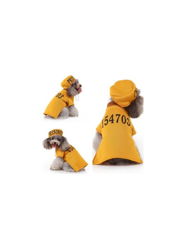 Numbered Prisoner Costume