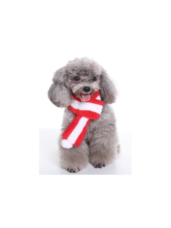 Red & White Christmas Scarf