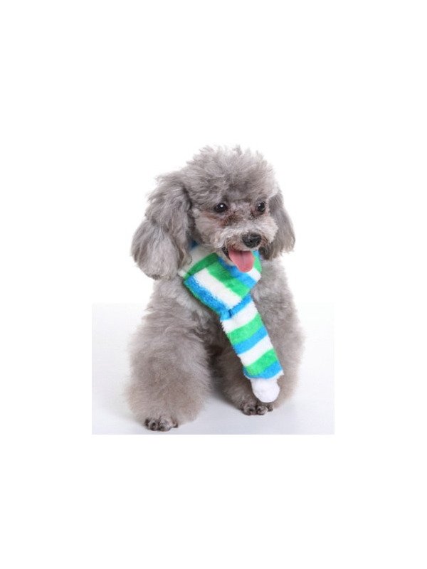 Green & White Christmas Scarf