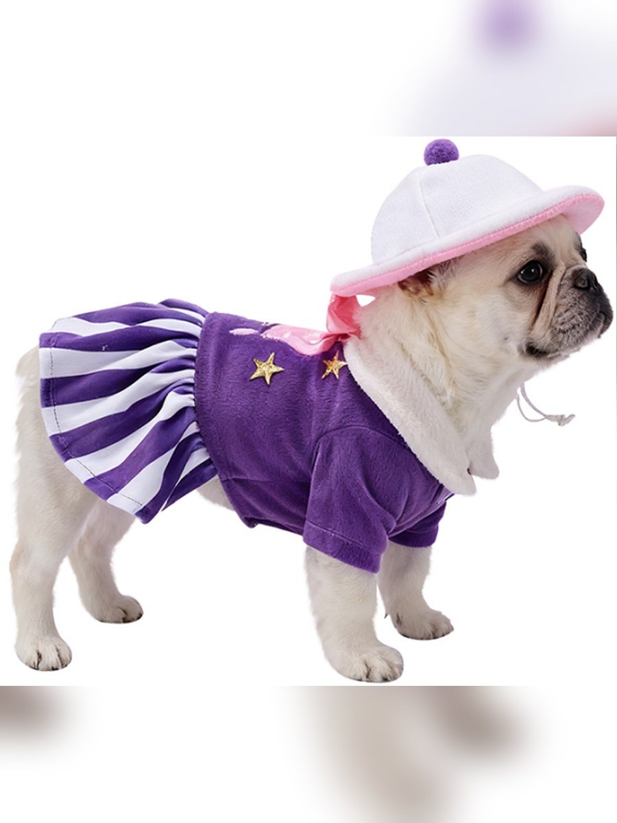 Purple Sweetheart Dress Set (Hat + Skirt)