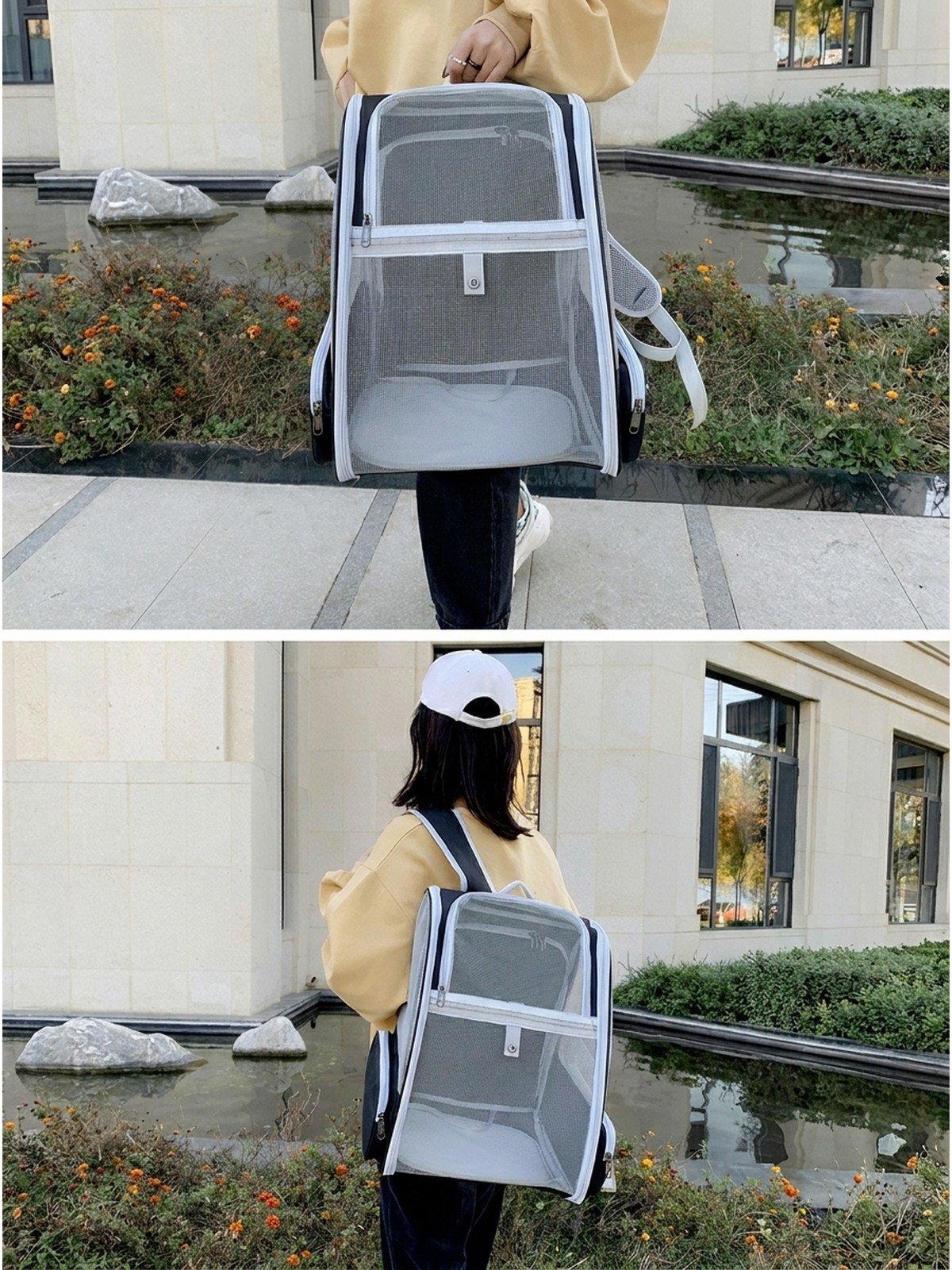 Foldable Pet Travel Backpack Carrier (Item C3) - Image 6