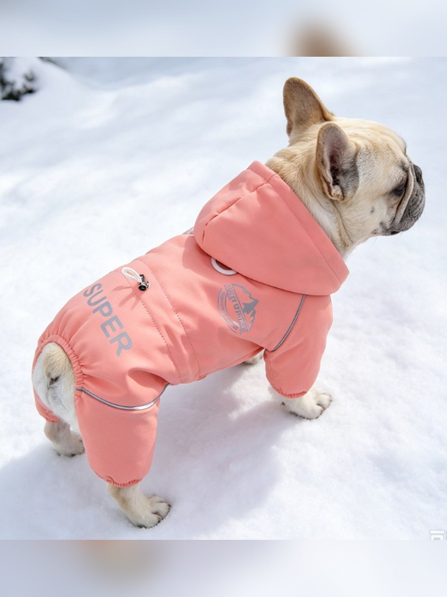 SUPER Outdoor Dog Windbreaker – Pink (Item WYDZ88)