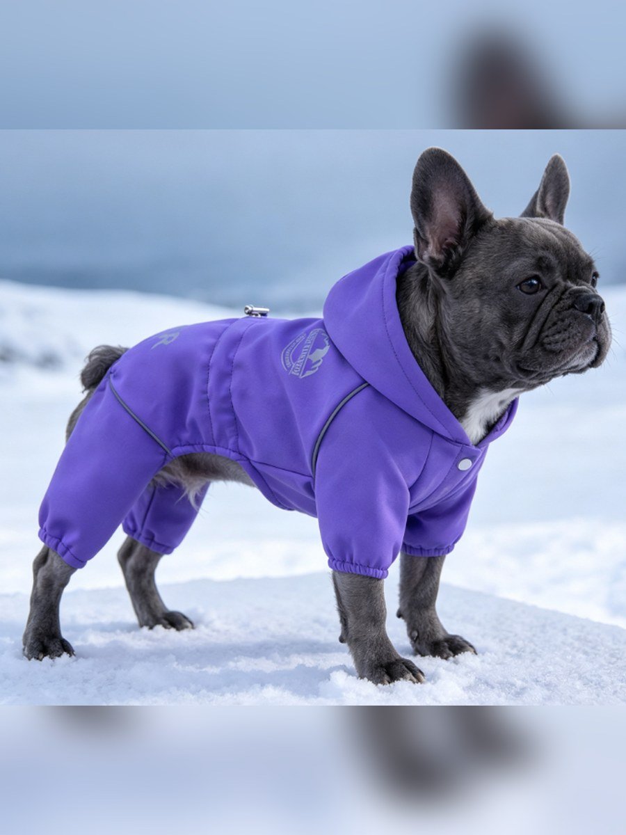 SUPER Outdoor Dog Windbreaker – Purple (Item WYDZ90)